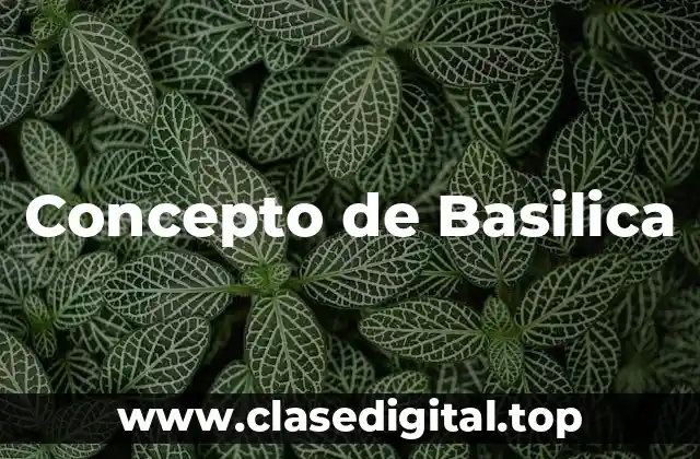 Concepto de Basilica