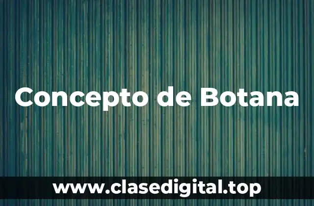 Concepto de Botana