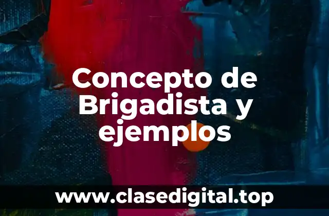 Concepto de Brigadista y ejemplos