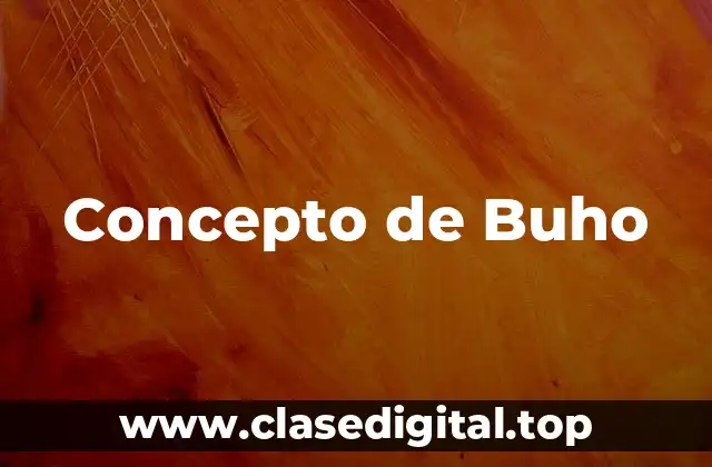 📗 Concepto de Buho
