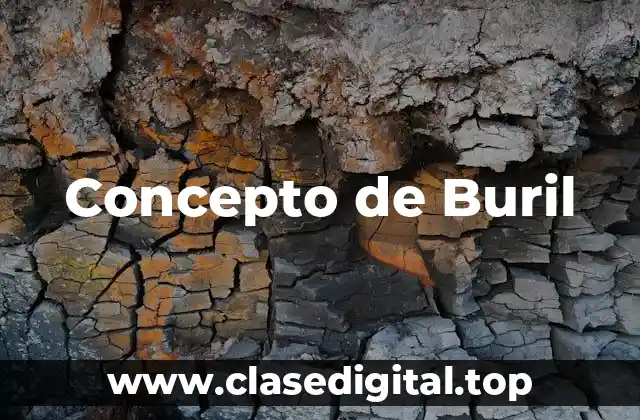 Concepto de Buril