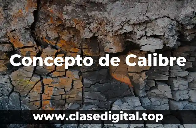 Concepto de Calibre