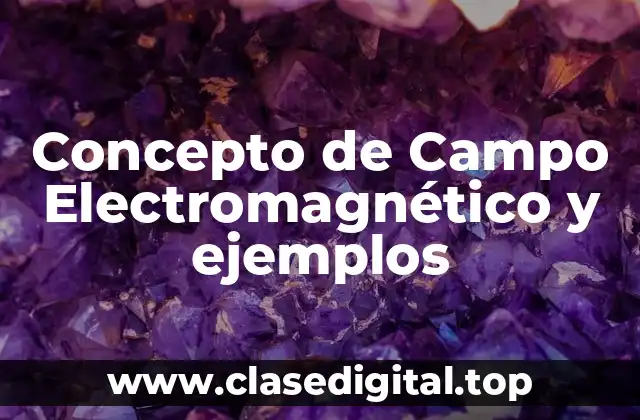 Concepto de Campo Electromagnético y ejemplos