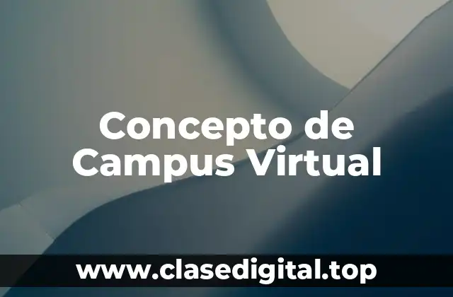 Concepto de Campus Virtual