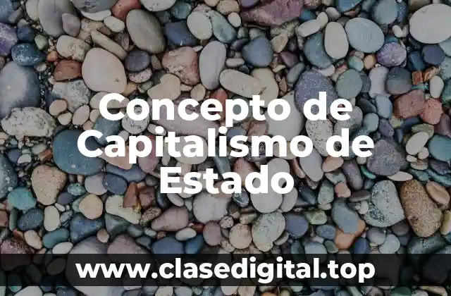Concepto de Capitalismo de Estado