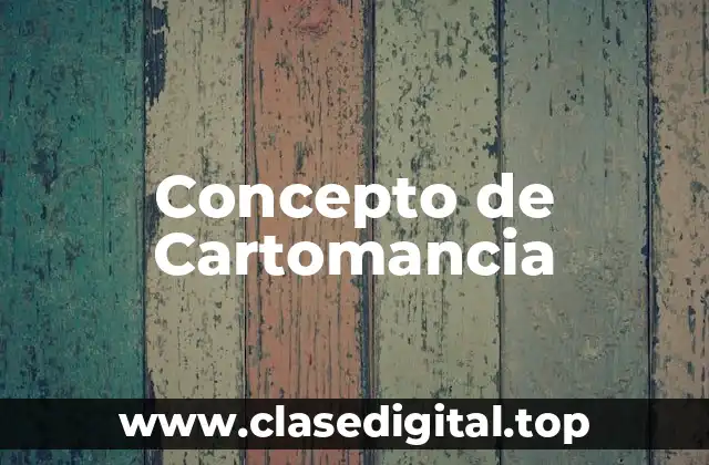 Concepto de Cartomancia