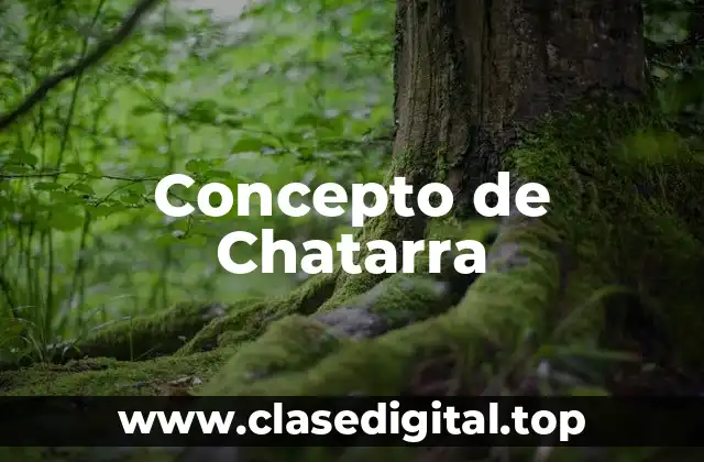 Concepto de Chatarra