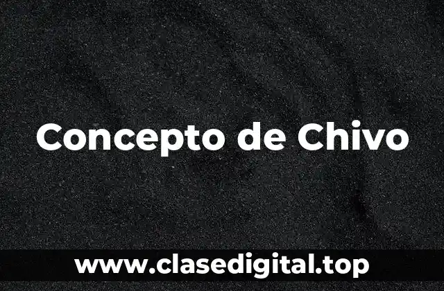 Concepto de Chivo