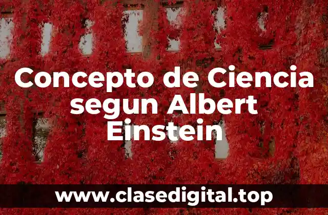 📗 Concepto de Ciencia