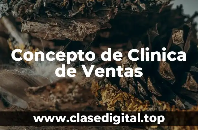 Concepto de Clinica de Ventas