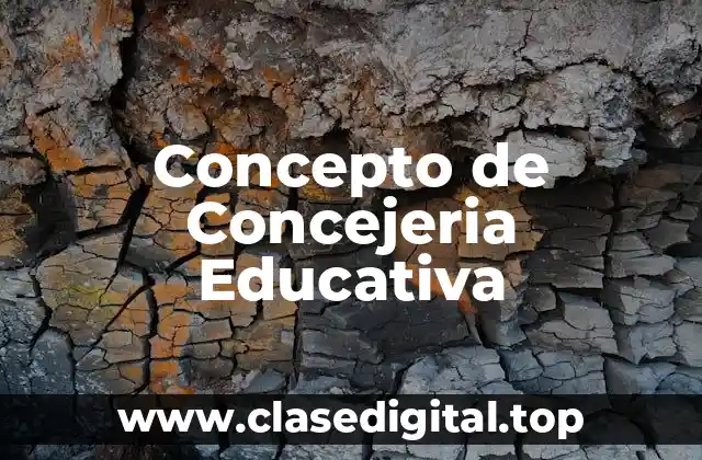 Concepto de Concejeria Educativa