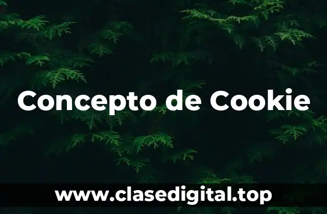 Concepto de Cookie