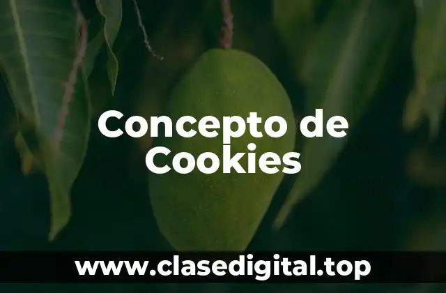 Concepto de Cookies
