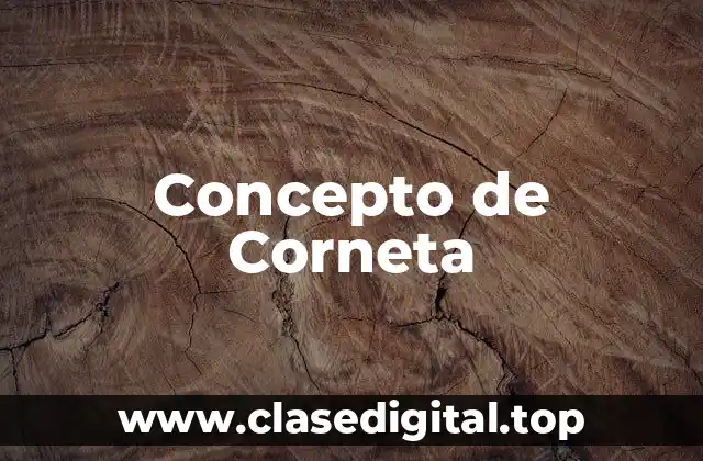 Concepto de Corneta