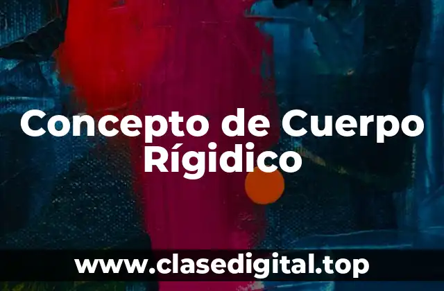 Concepto de Cuerpo Rígidico