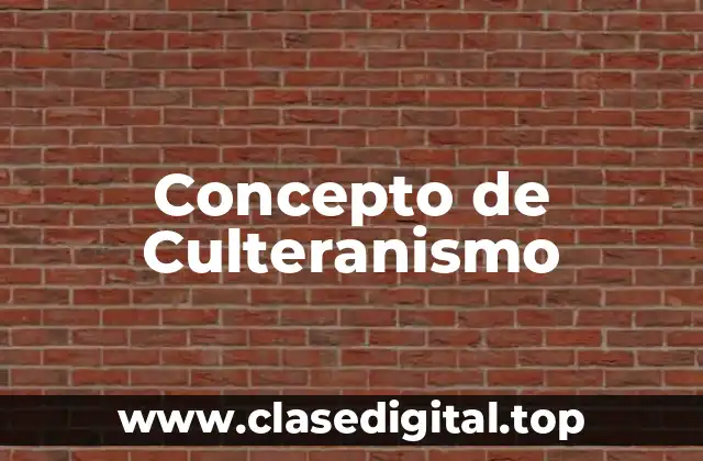 Concepto de Culteranismo