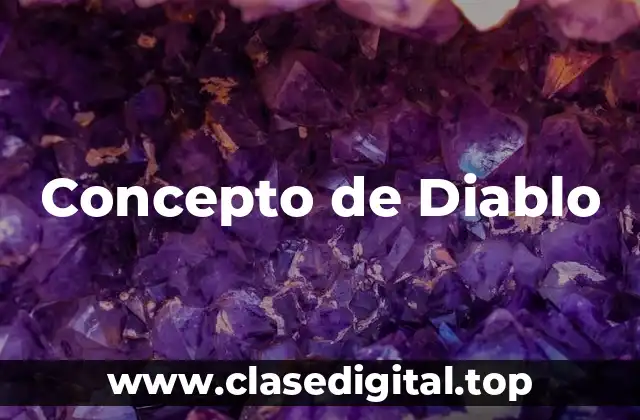 Concepto de Diablo