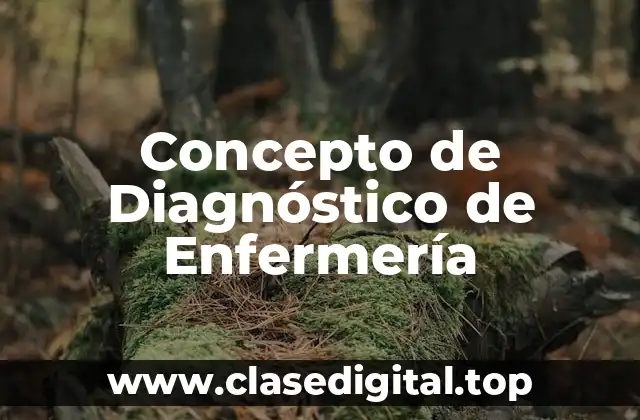 ☄️ Concepto de Diagnóstico de Enfermería