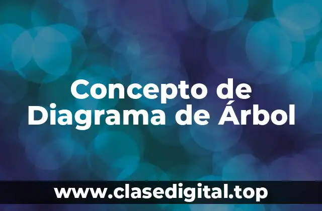 Concepto de Diagrama de Árbol