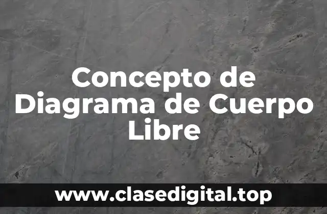 Concepto de Diagrama de Cuerpo Libre