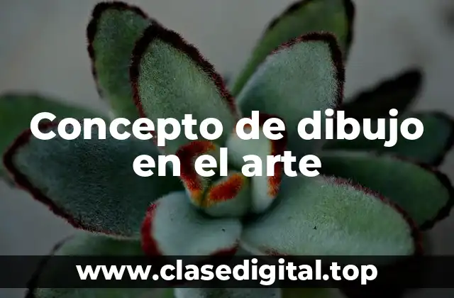Concepto de dibujo en el arte