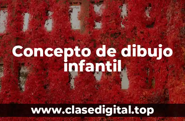 Concepto de dibujo infantil