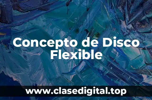 Concepto de Disco Flexible