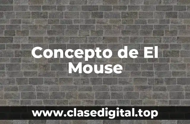 Concepto de El Mouse