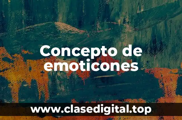 Concepto de emoticones