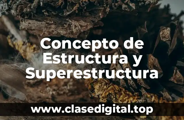 Concepto de Estructura y Superestructura