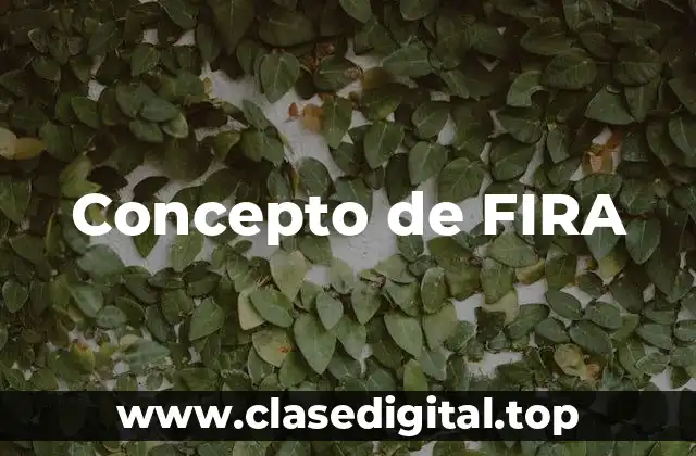 Concepto de FIRA