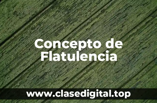 Concepto de Flatulencia