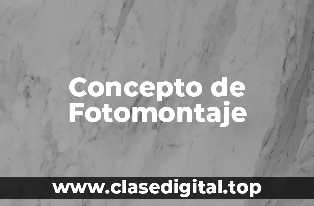 Concepto de Fotomontaje