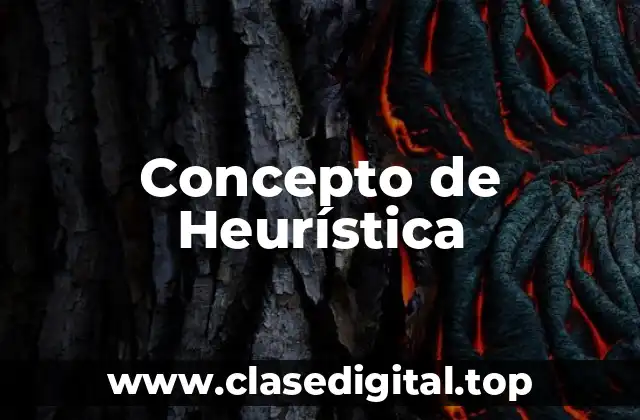 Concepto de Heurística