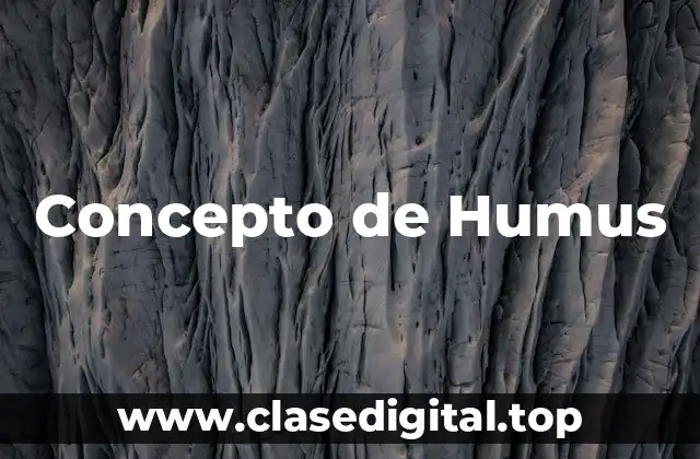 Concepto de Humus