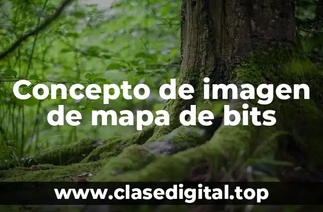 Concepto de imagen de mapa de bits