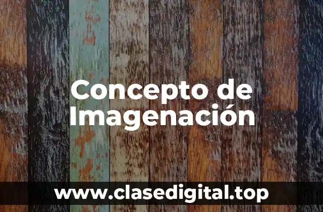 Concepto de Imagenación