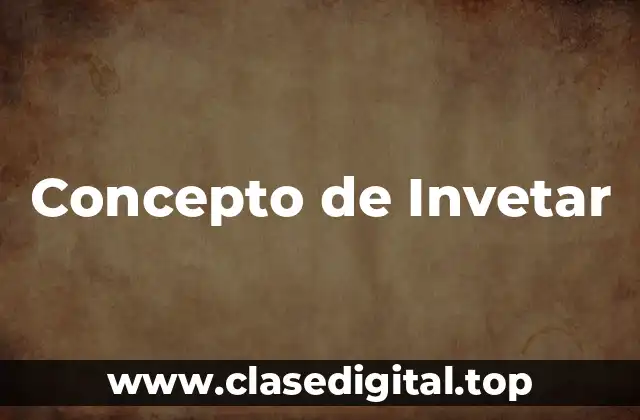 Concepto de Invetar