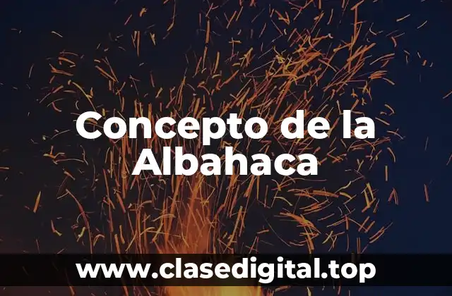 Concepto de la Albahaca