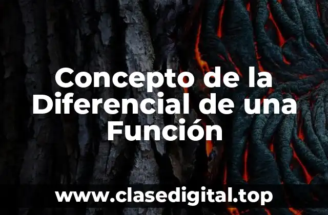 Concepto de la Diferencial de una Función