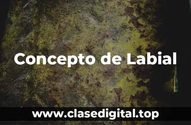 Concepto de Labial