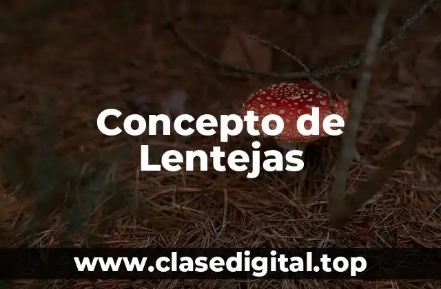 Concepto de Lentejas