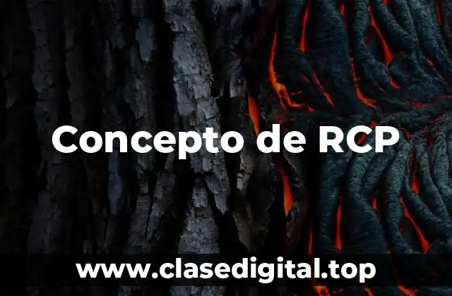 Concepto de RCP