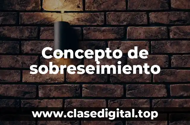 Concepto de sobreseimiento