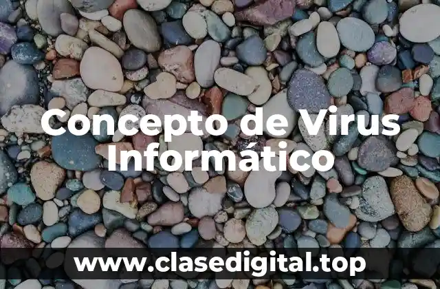 Concepto de Virus Informático