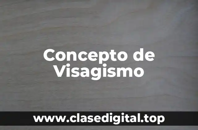 Concepto de Visagismo