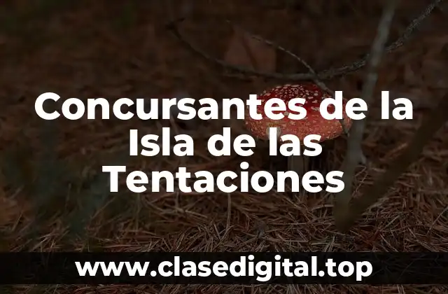 Concursantes de la Isla de las Tentaciones