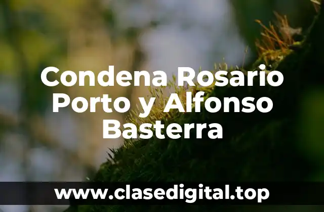 Antecedentes del Caso Rosario Porto y Alfonso Basterra