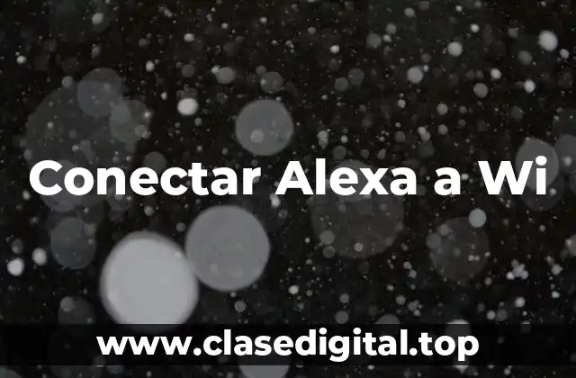 Conectar Alexa a Wi