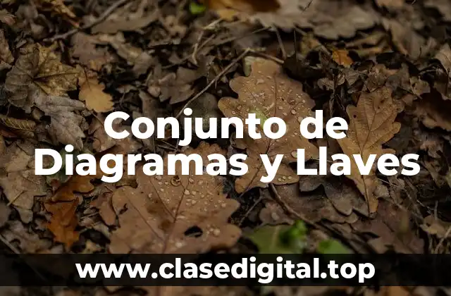 Conjunto de Diagramas y Llaves